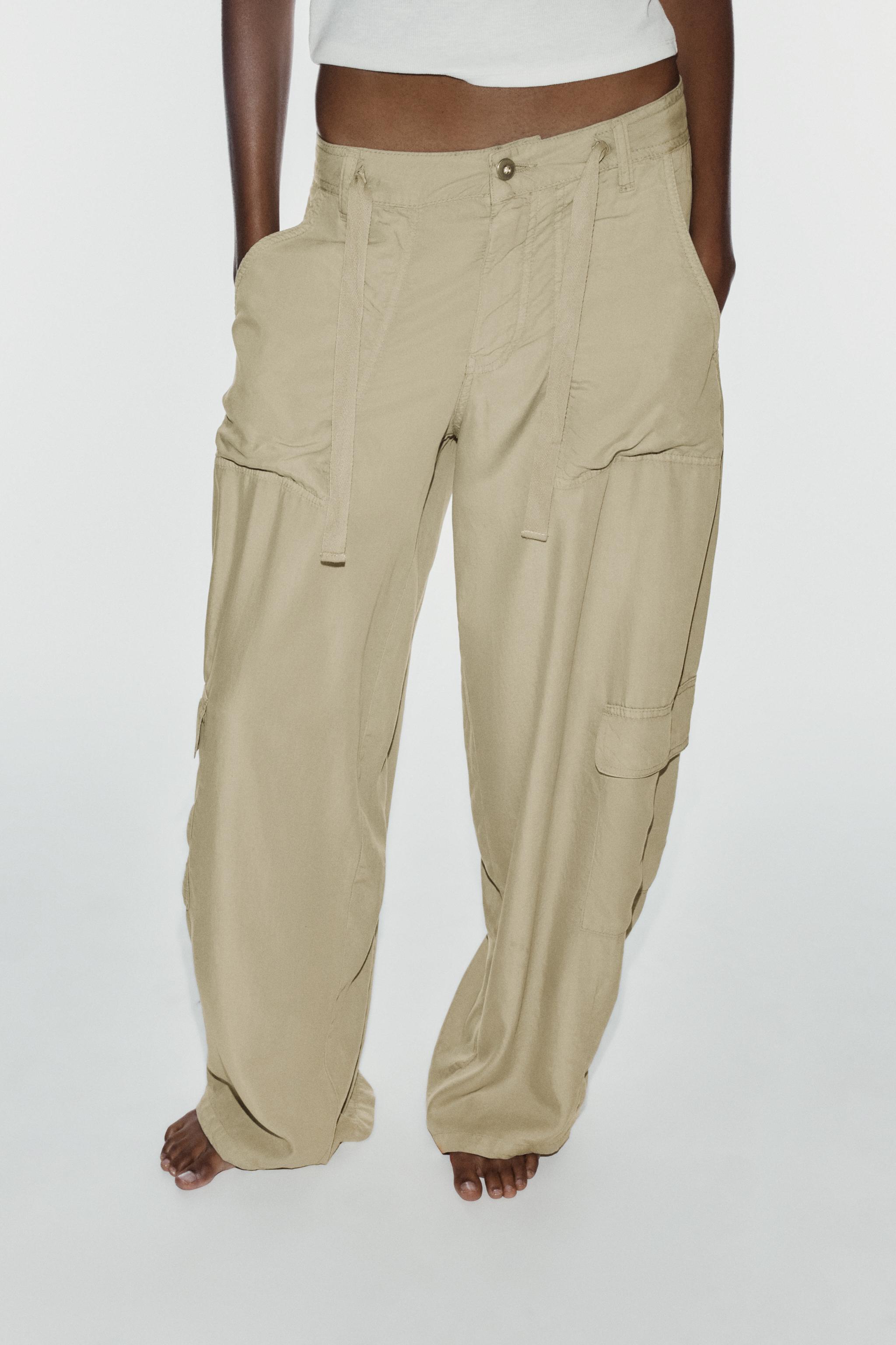 PANTALON CARGO FLUIDE OVERSIZE
